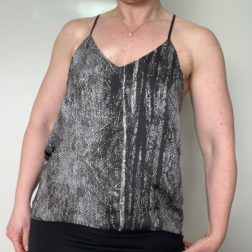 H&M Conscious Collection Racerback Sleeveless Blouse/Tank Top Style Sz 6